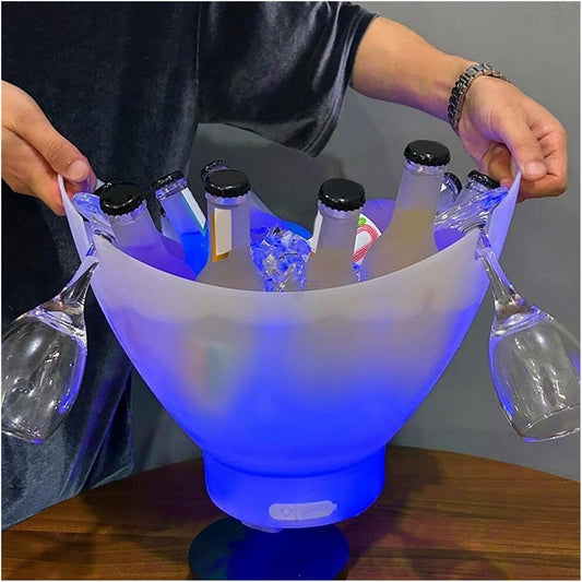 Cubitera de hielo LED con alta voz