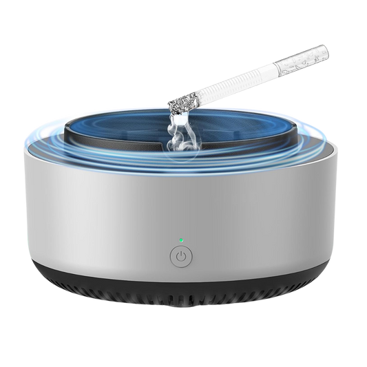 Cenicero sin Humo,Cenicero Purificador de Aire 2 en 1