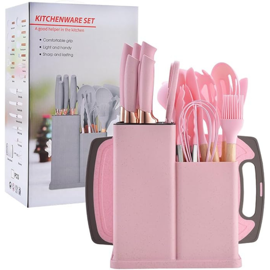 Set De Utencilios 19 Piezas Con Tabla ll Cucinova